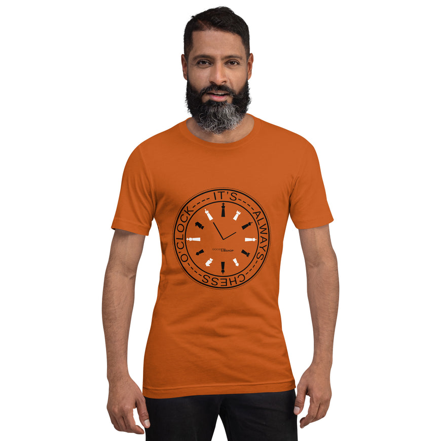 Camiseta unisex Chess o'clock