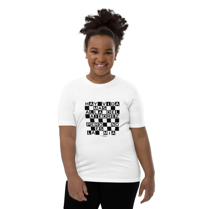 Camiseta unisex Hay vida más allá del ajedrez